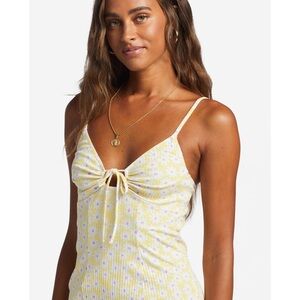 Billabong Sunny Garden Rib Knit Slip Dress